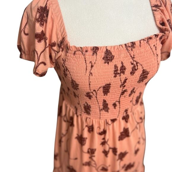 Daily Practice by Anthropologie Tiered Maxi floral cotton Extra Small Floral - Picture 5 of 12